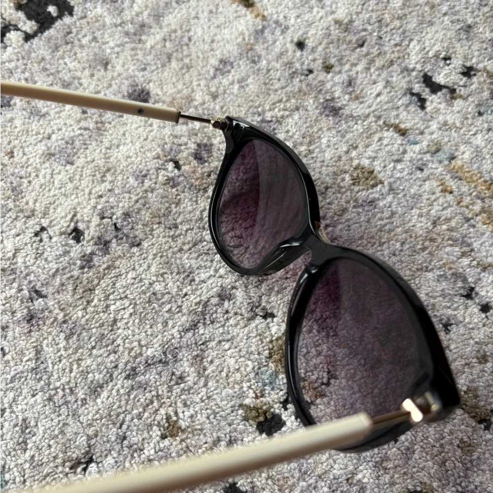 Y2K Balmain Black And Cream Sunglasses, BL2102 - Picture 6 of 11